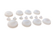Clear Silicone Snap-On Hole Plug | T-Type Blanking Bung | 2.5mm–30mm | 40 Sizes