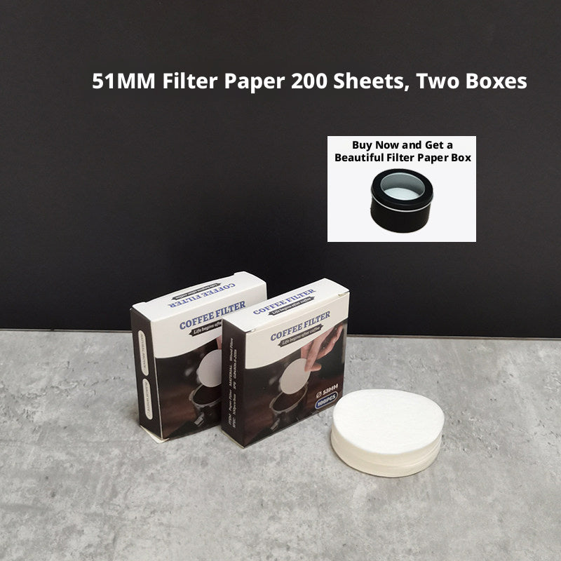 58mm Round Coffee Filter Paper – Universal Fit for Espresso Portafilter & Moka Pot