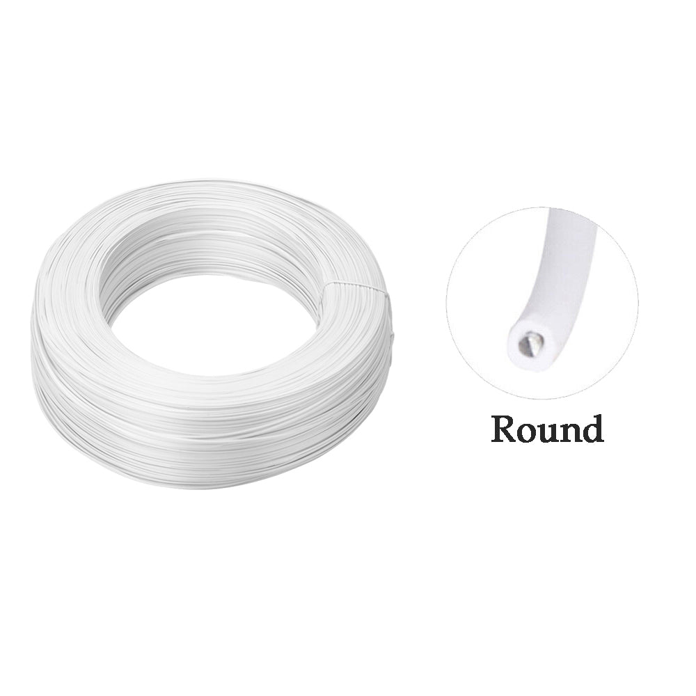 Galvanised Garden Wire Heavy DutyPlant Tie Fencing Wire 45 - 100m Long WhiteBlack - HomeDIYer