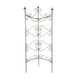 Sungmor 25.6'' by 67.72''Iron Garden Fence, Pretty Vintage Green Rustic Style Decorative Fence Pannels, Outdoor Yard Landscape Pathway Border Panels Anti Animal Flowers Plants Barrier Climbing Trellis