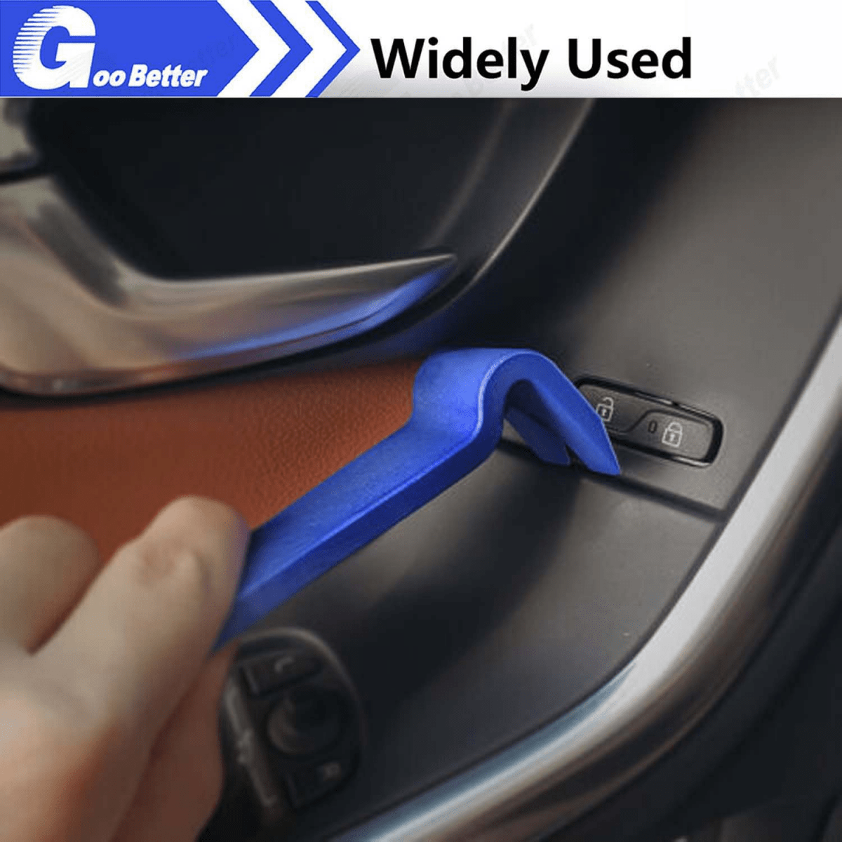 Interior Dash Part Remover Set Plastic Installer Pry Tool Kit Trim Removal Wedge - HomeDIYer