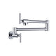 Wall Mount Folding Pot Filler Faucet – 360° Swivel &amp; Space-Saving Chrome Finish