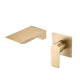 Wall Mount Waterfall Bathtub Faucet – Single Handle, Wide Spout, Brushed Gold or Matte Black