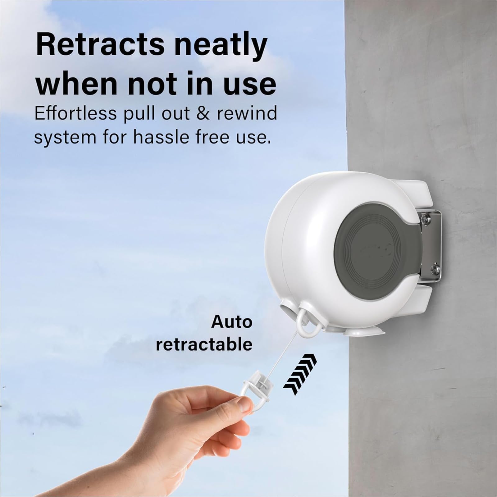 Retractable Double Clothesline -HomeDIYer
