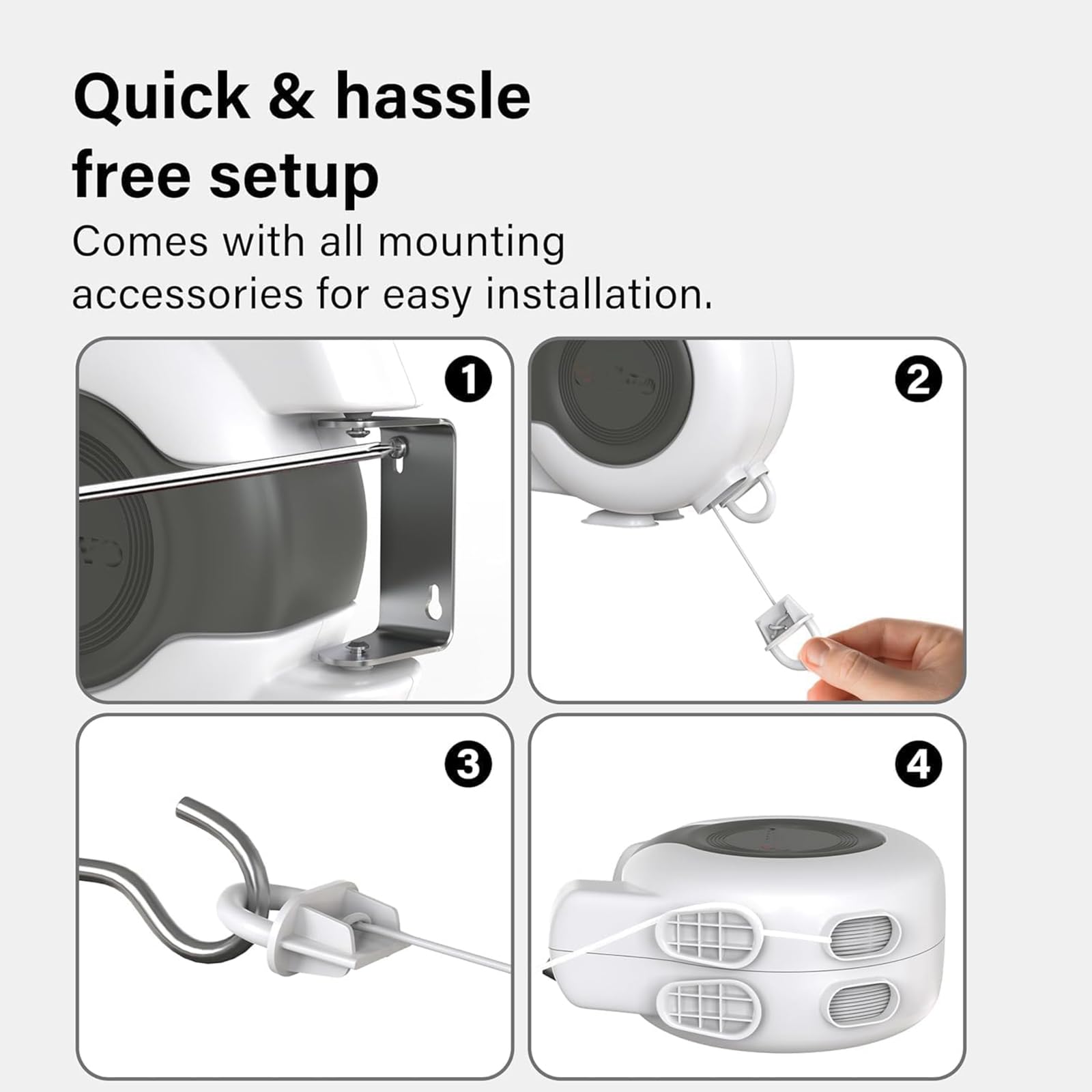 Retractable Double Clothesline -HomeDIYer