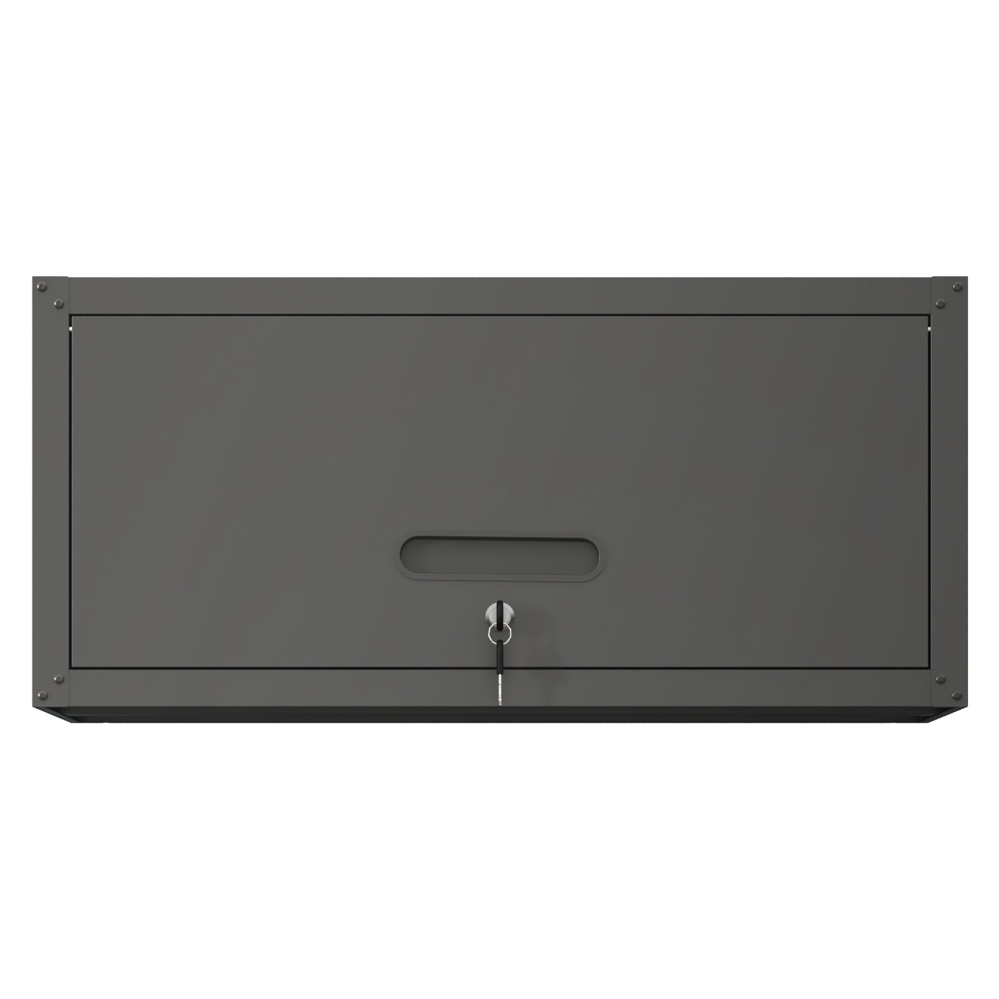 Heavy Duty Wall Mounted Tool Storage Cabinet – Steel Metal Garage Cabinet for Workshop, Assembly Required