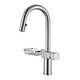 High Arc Pull-Down Kitchen Faucet - Single Hole Stainless Steel, Modern Sink Faucet (Chrome)