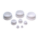 White Silicone Rubber Hole Plug | T-Type Snap-On Bung 2.5–60mm