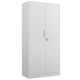 70-Inch 2-Door File Cabinet with Lock, 4 Adjustable Shelves, Heavy-Duty Steel Construction, for Commercial Office, Home Office, Legal Size & Letter File Storage, Organization Cabinet