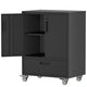 Tool Cart with Wheels, 40" H x 30" W x 20" D, Mobile Tool Cabinet with Lockable Casters & Drawer, Heavy-Duty Steel Storage Organizer for Garage, Workshop, Office - Easy 30-Min Assembly