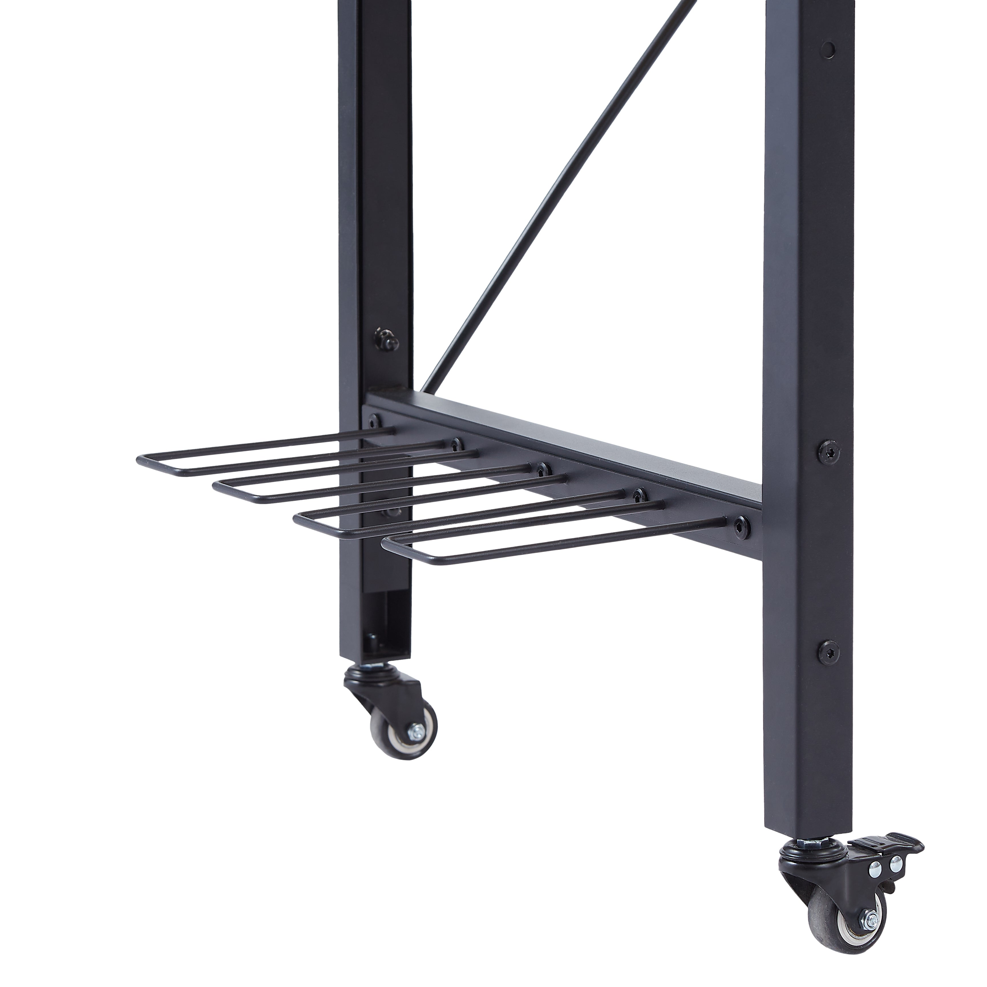 71" Adjustable Rolling Workbench with Pegboard, 1600 lb Capacity, AC Outlets, USB Ports & 18 Hooks, Natural