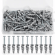 100PCS #10 Self-Drilling Drywall Anchors and Screws Kit Heavy Duty Wall Hanging