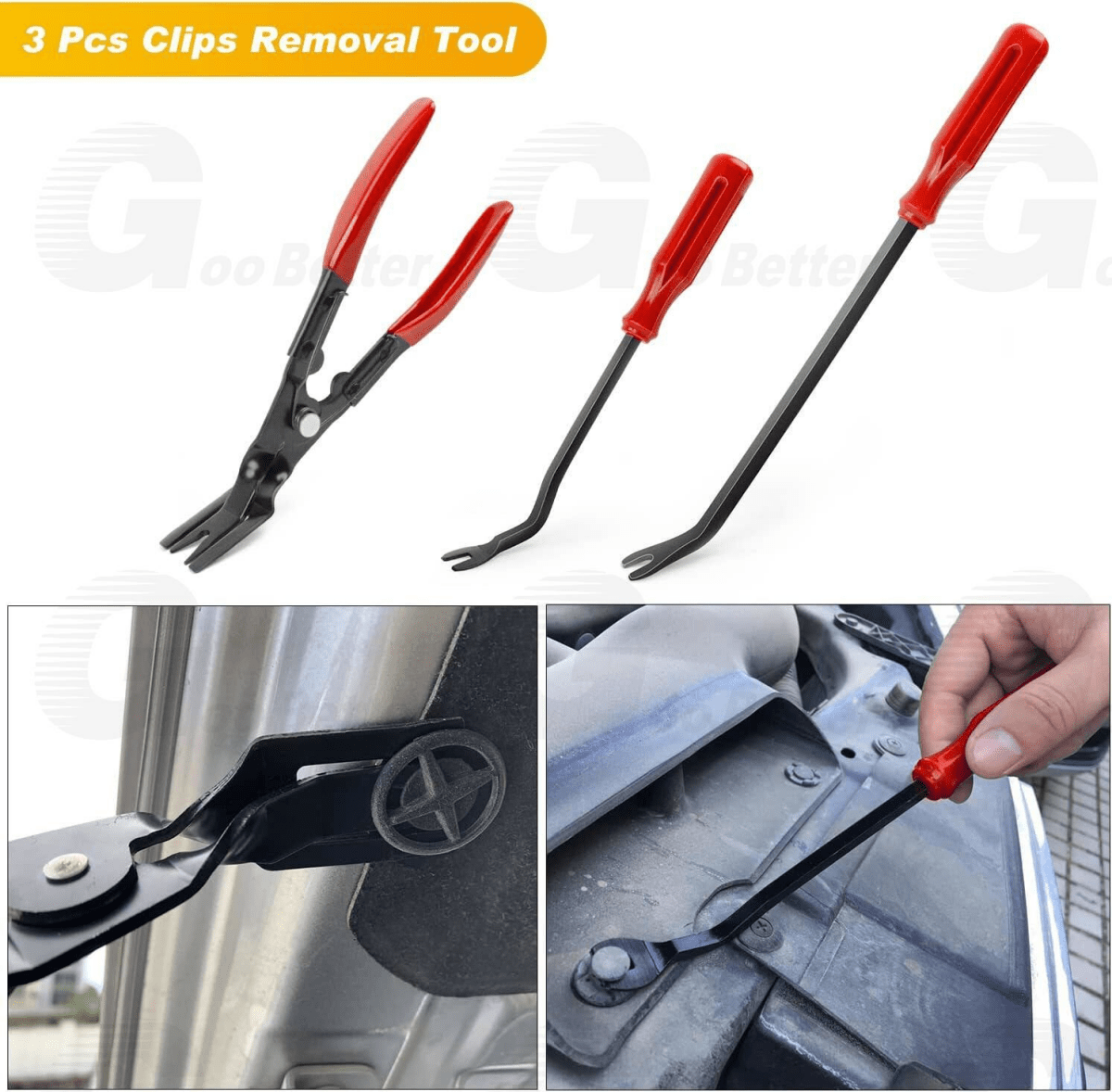 19pcs Car Trim Removal Tool Kit Radio Hand Pry Panel Door Interior Clip Plastic - HomeDIYer