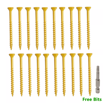 20-1000Pcs Deck Screws T25 Torx Self Tapping Wood Screws Exterior Deck Screws