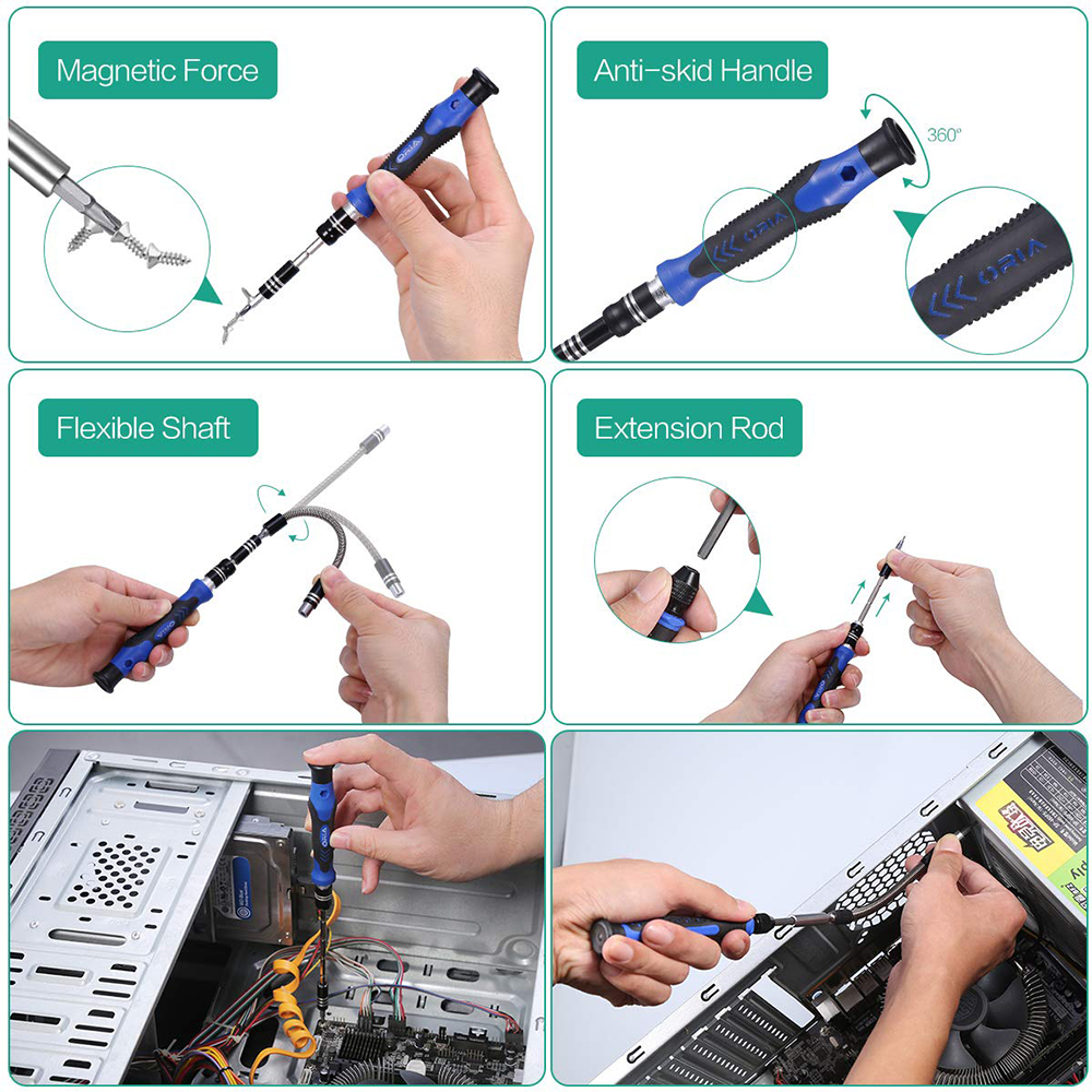 60 in 1 Precision Screwdriver Set For Cell Phone Laptop Multifunction Repair