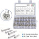 620Pcs Stainless Steel Pan Head Tapping Self Wood Screws Assortment Set