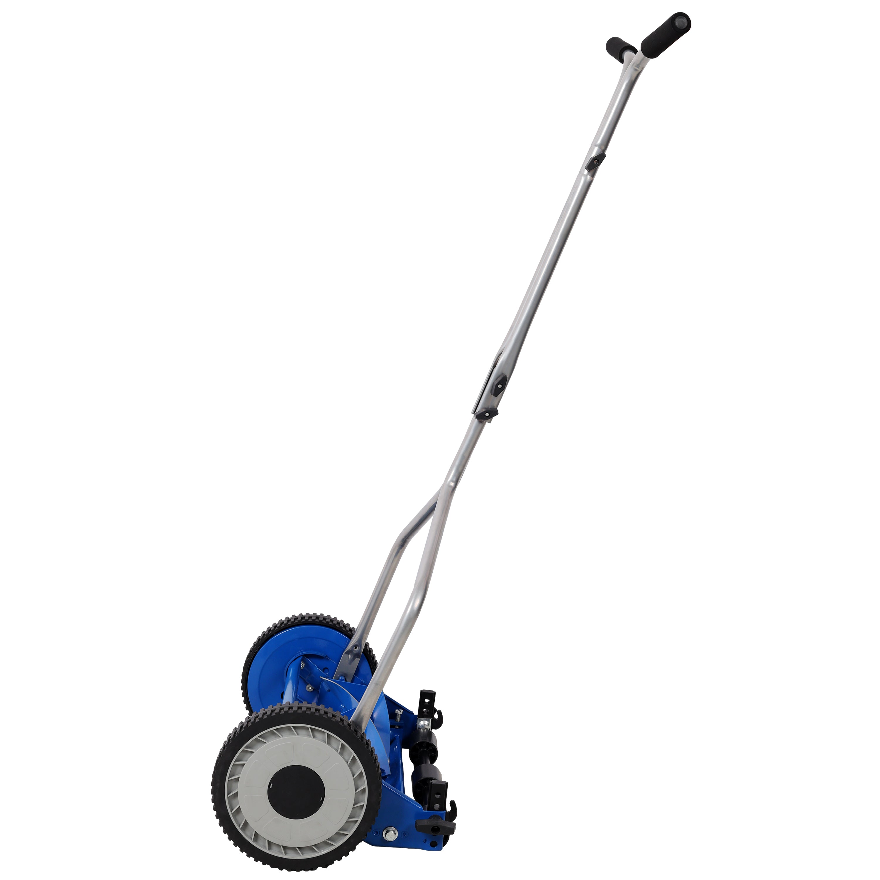 16in Push Lawn Mower, Push Reel Lawn Mower, Blue Color