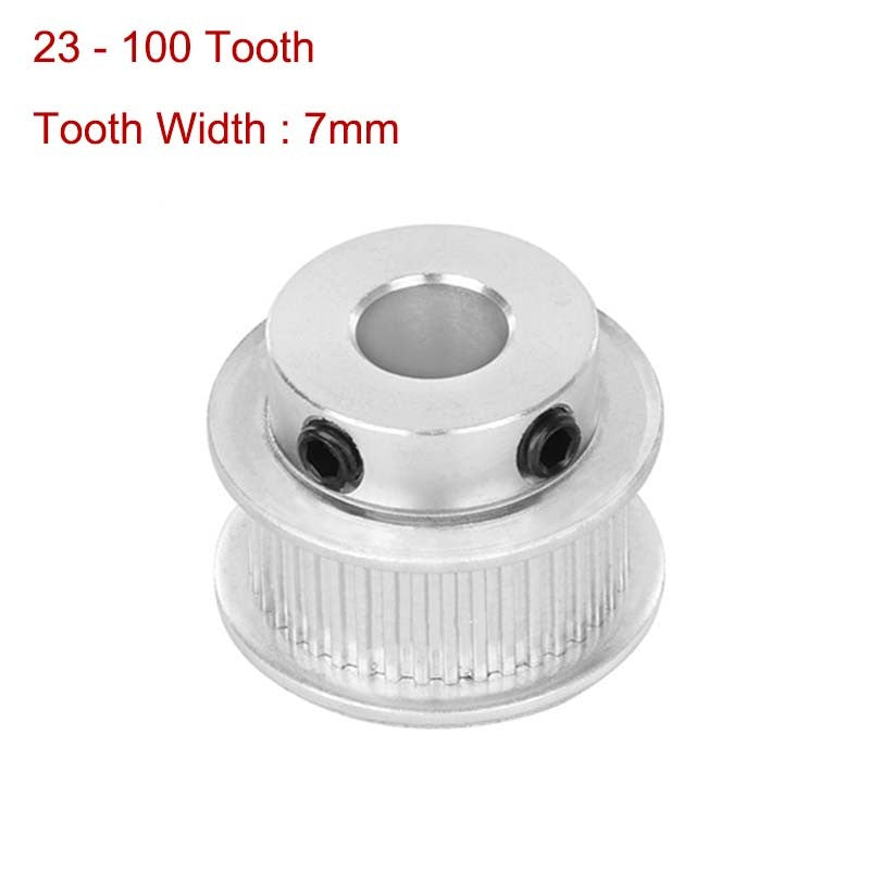 23-100T MXL Synchronous Timing Pulley Bore 5-12mm With Steps for 6mm Width Belt