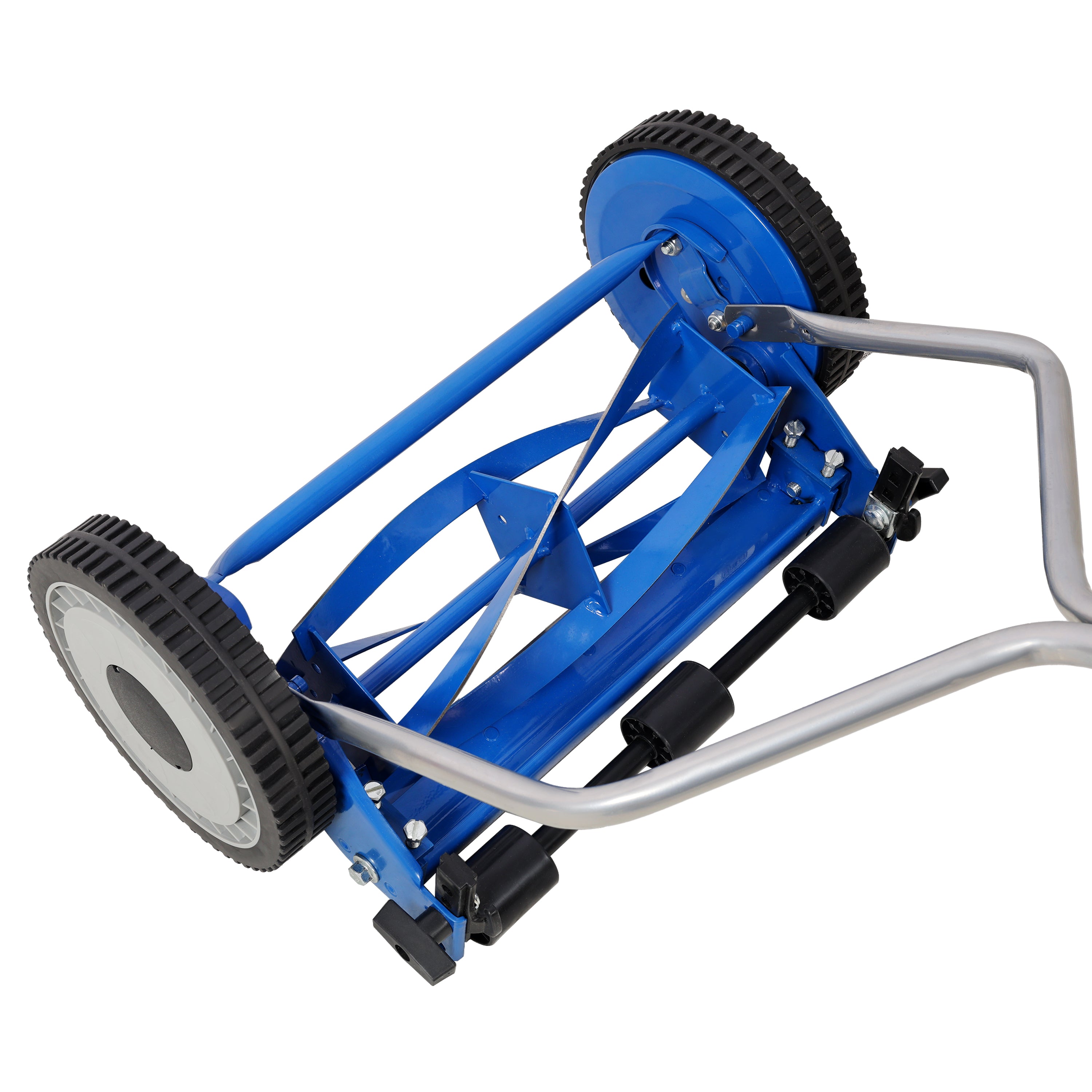 16in Push Lawn Mower, Push Reel Lawn Mower, Blue Color