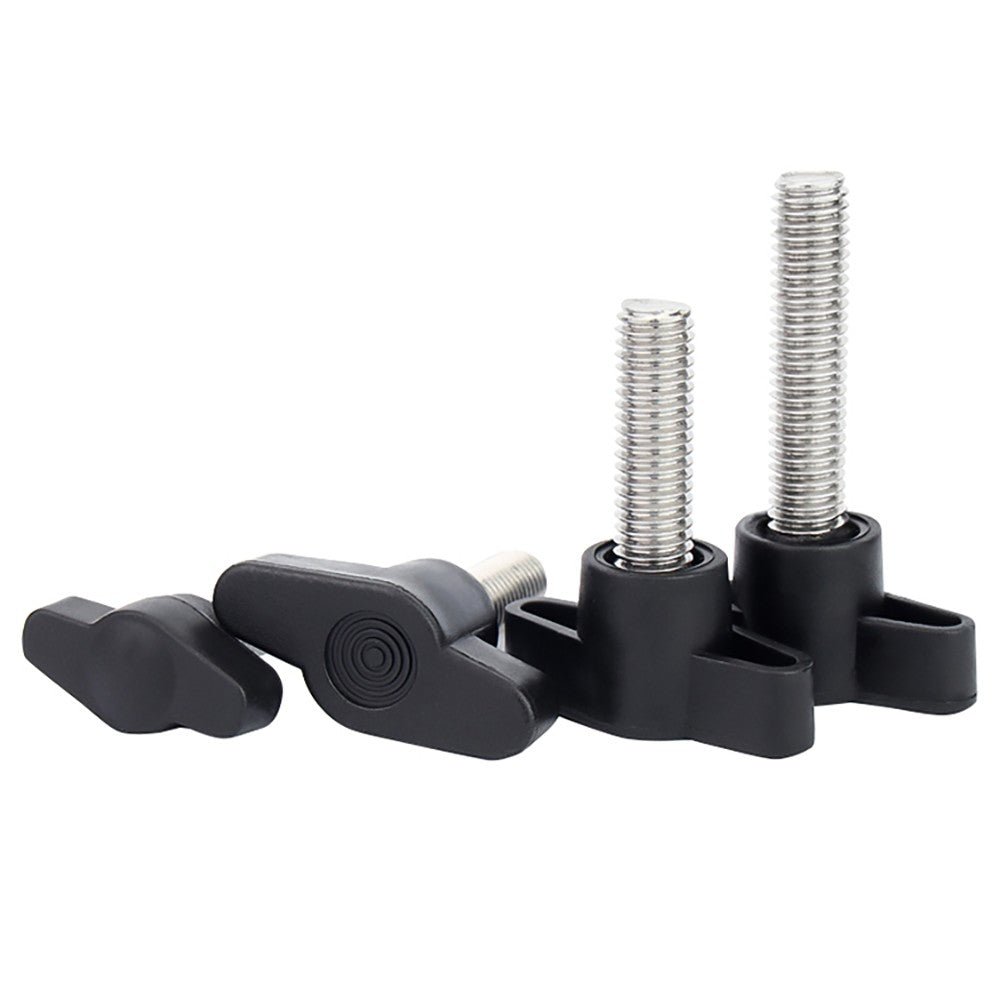M4 M5 M6 M8 Wing Knob T - Handle Thumb Screw Bolts – Plastic Clamping Knob with Male Thread - HomeDIYer