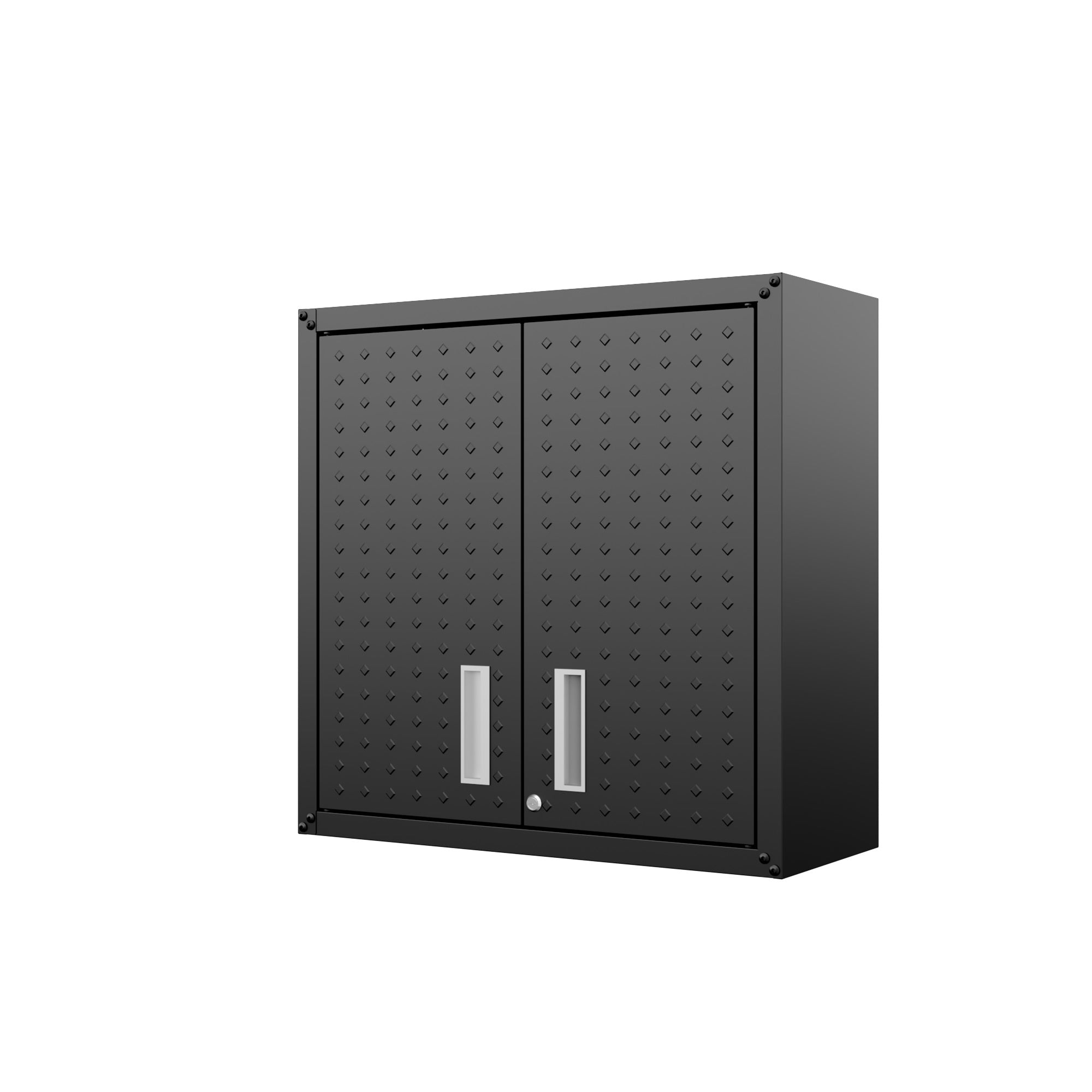 Floating Garage Cabinet in Charcoal Gray