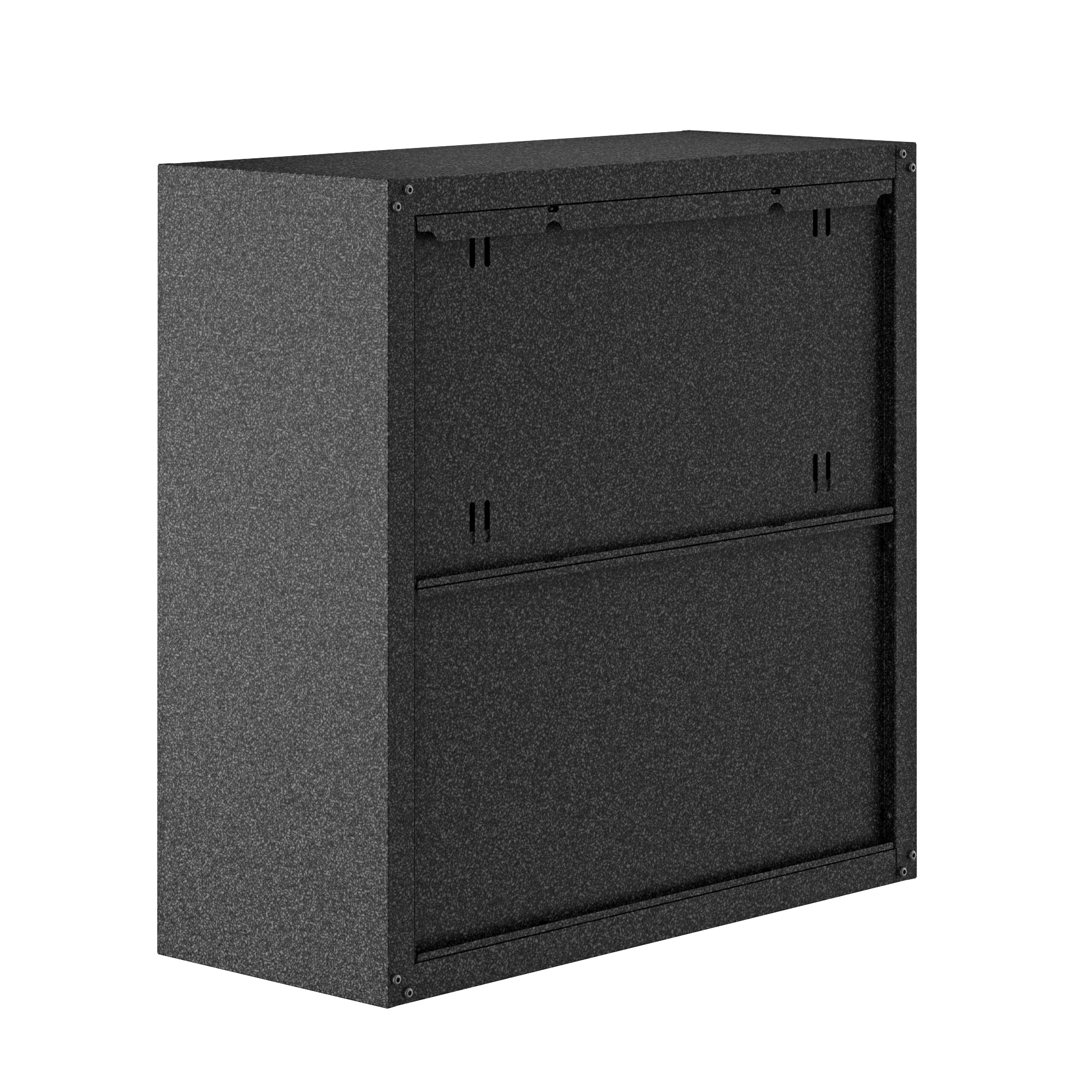 Floating Garage Cabinet in Dark Gray
