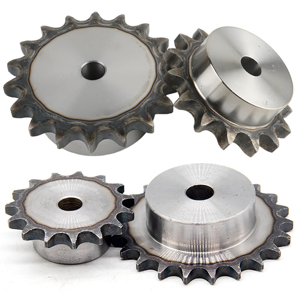 05B 5/16" Steel Roller Chain Sprocket Wheel Pitch 8mm 10~40 Teeth Process Hole