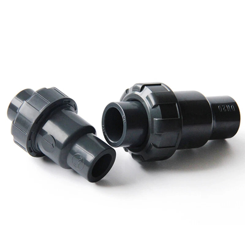UPVC One Way Non Return Flap Ball Check Valve Pipe Fittings I.D 20 25 32 40mm ﻿