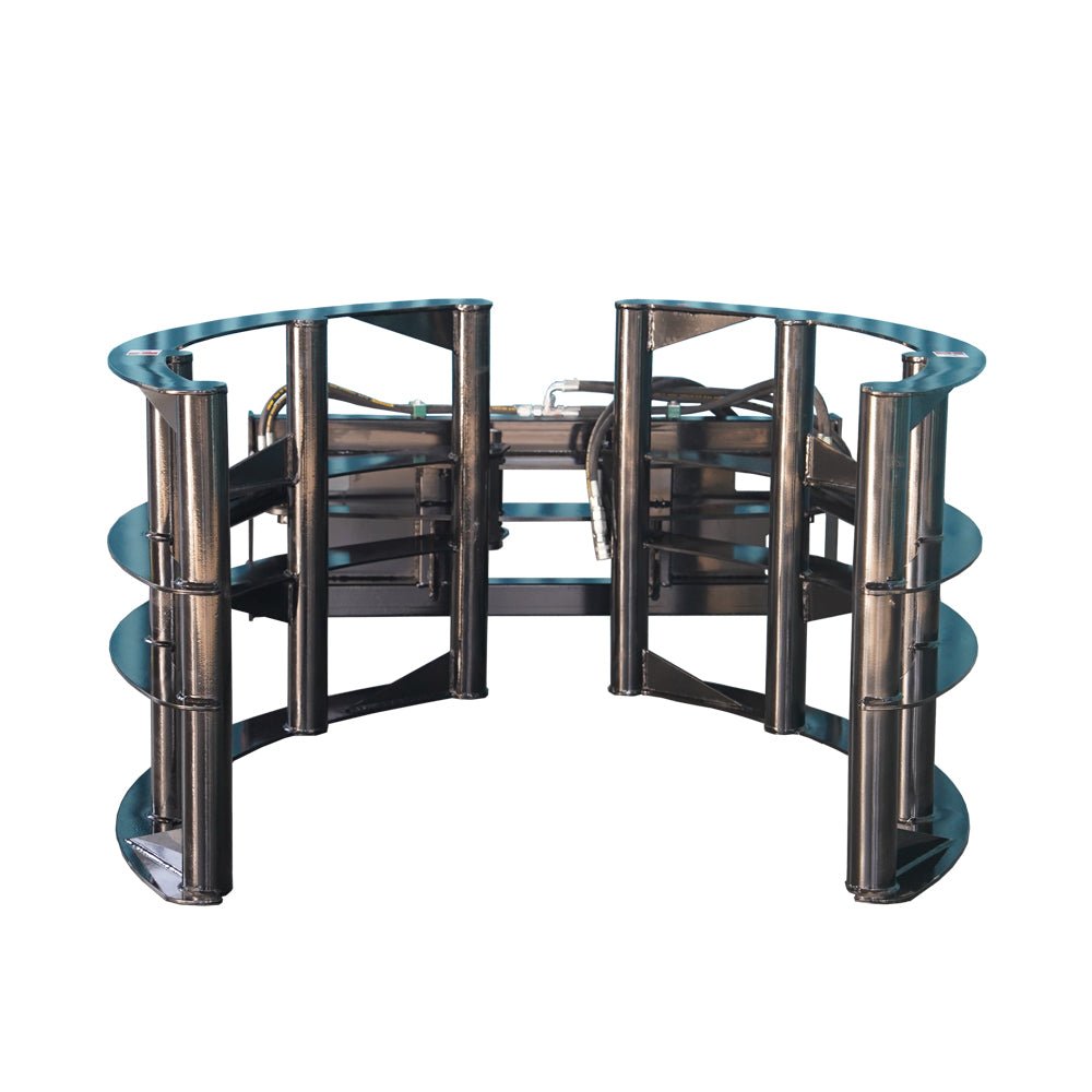 Round Hay Bale Grab for Skid Steer - HomeDIYer