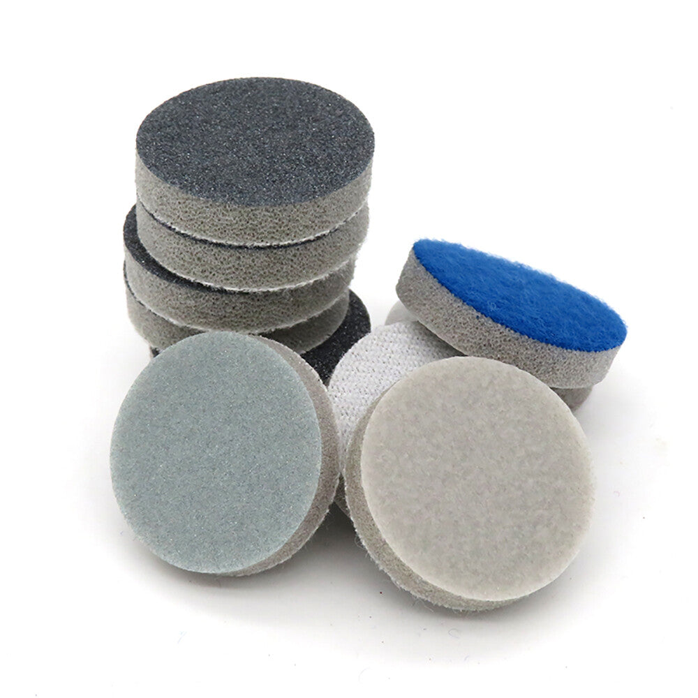 1 Inch（25mm）Hook & Loop Sponge Sandpaper Wet and Dry Sanding Discs 300-3000 Grit