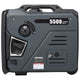 Super quiet Inverter Generator 5.5KW portable generator electric&remote start, foldable handle with wheels, 224cc 4 stroke EPA compliant, Gas&LPG Dual Fuel, With CO Sensor for more safety using