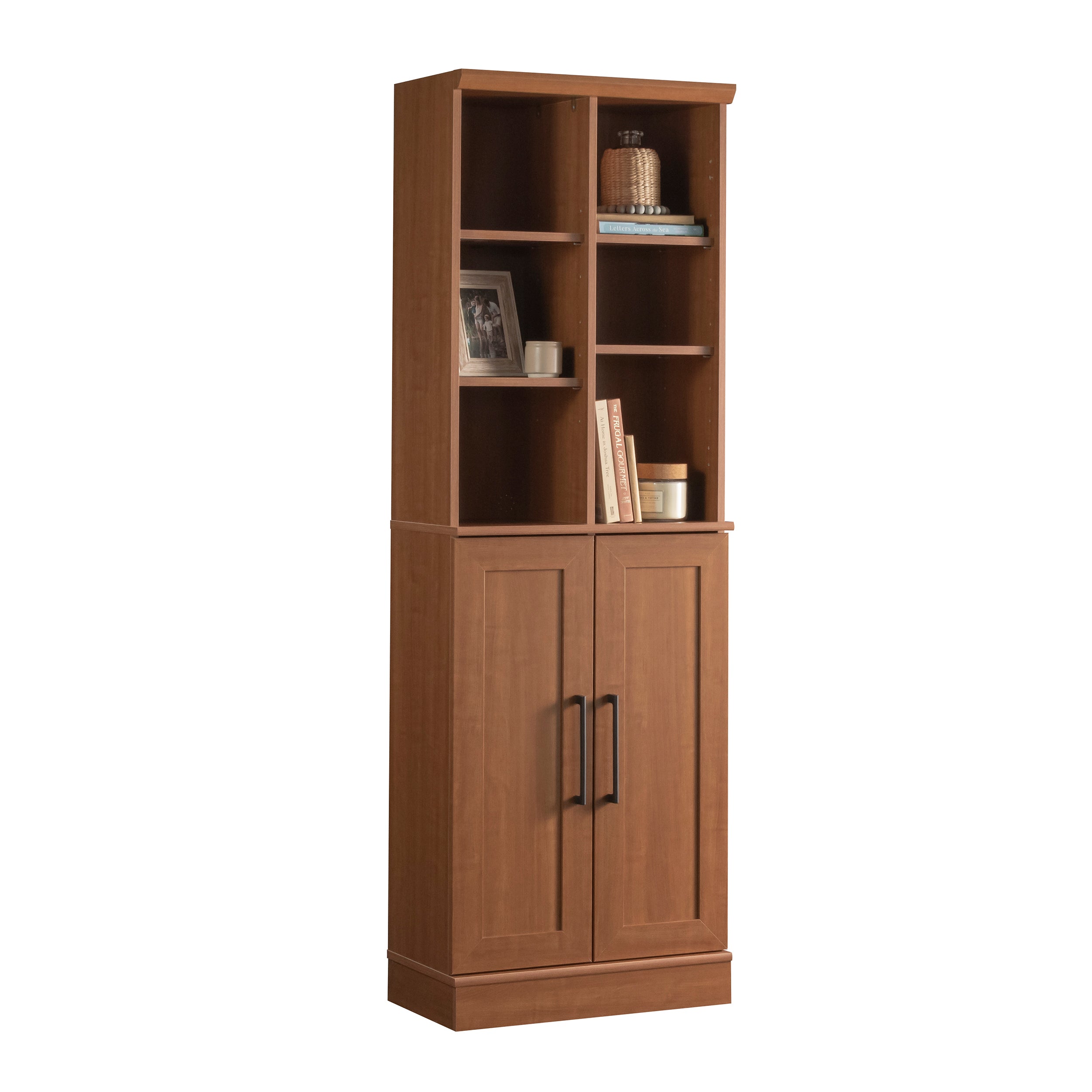 Storage Cabinet with Versatile Storage, Brown finish