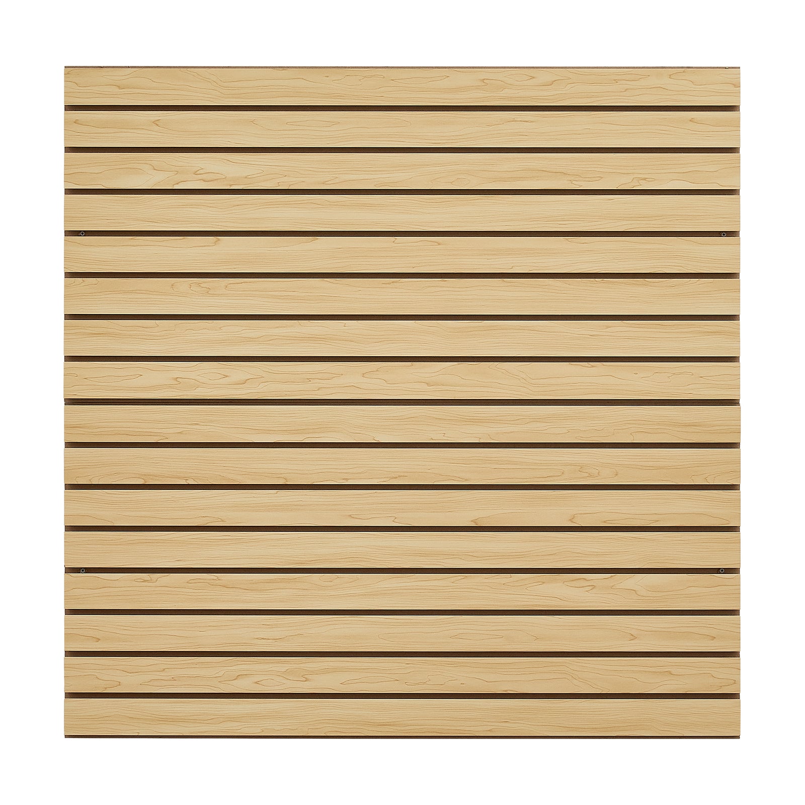 4 x 4 ft SlatWall Paneling MDF Natural Garage Slatwall with Modular Design