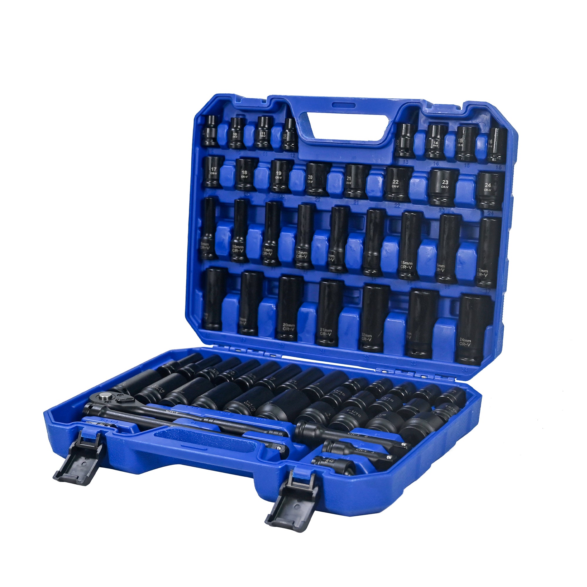 66-Piece Air Tool & Accessories Kit – Pneumatic Tool Set with Ratchet Wrenches