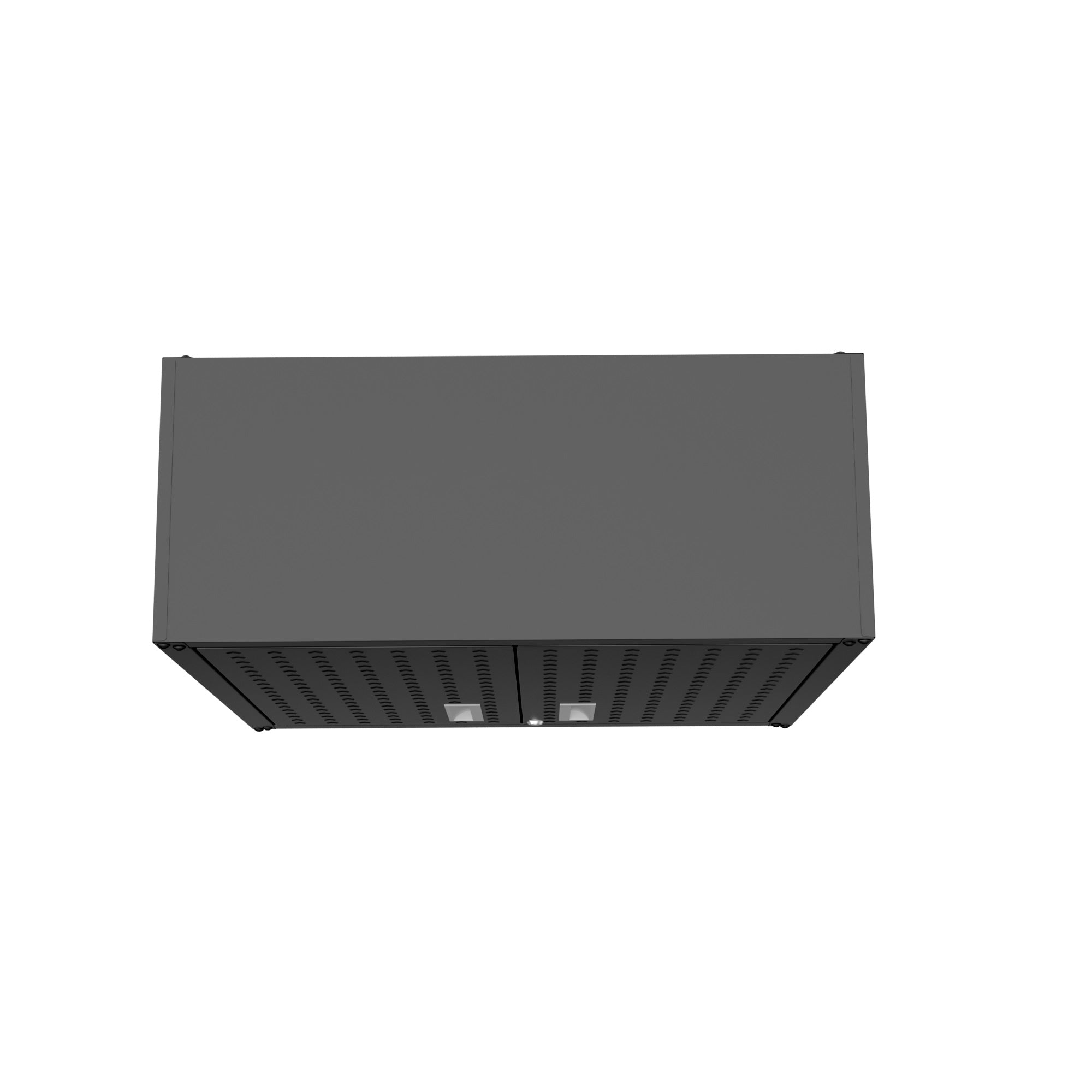 Floating Garage Cabinet in Charcoal Gray