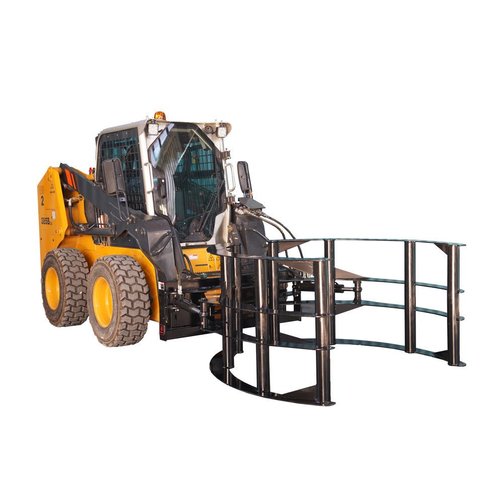 Round Hay Bale Grab for Skid Steer - HomeDIYer