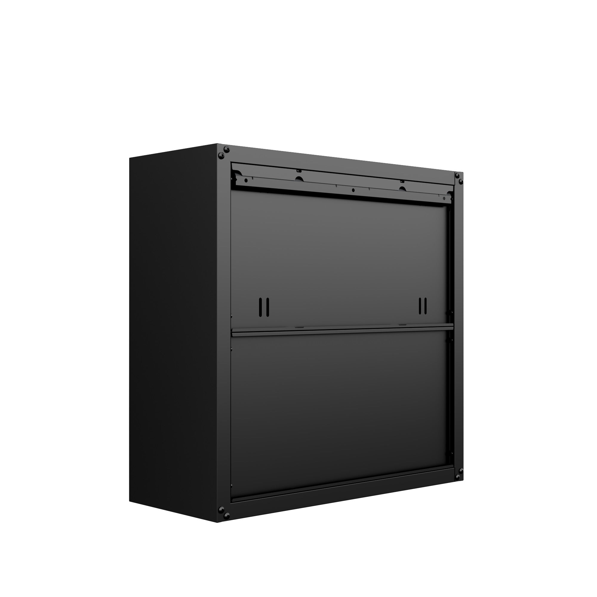 Floating Garage Cabinet in Charcoal Gray