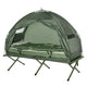 Single Camping Cot Tent with Sleeping Bag, Air Mattress & Pillow – 5-in-1 Elevated Outdoor Bed System