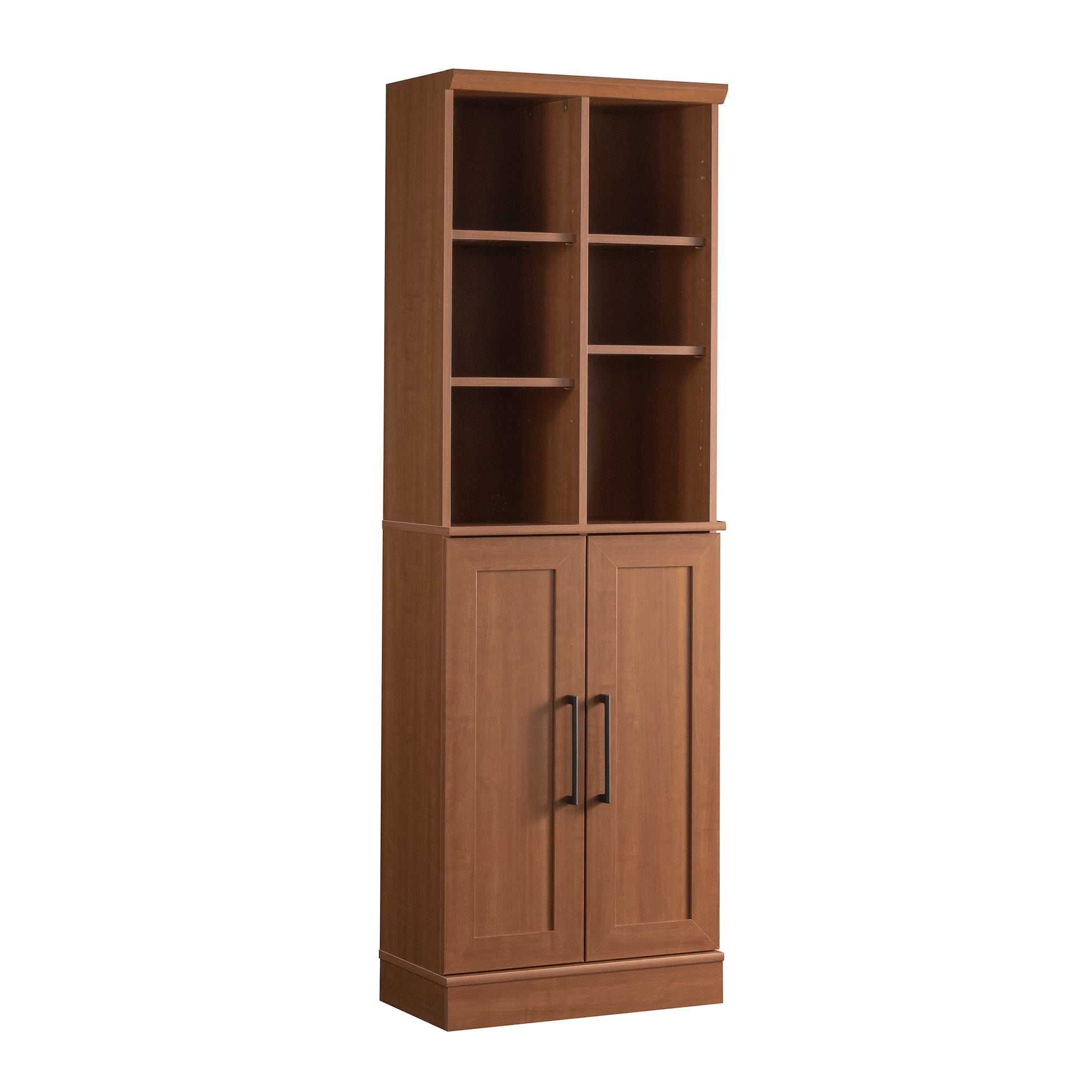 Storage Cabinet with Versatile Storage, Brown finish