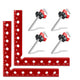 Aluminum 90° Corner Clamp Kit with Storage Case – 2, 4 & 8-Piece Sets