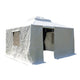 12x12 Gazebo Cover for Hardtop Gazebos, Waterproof PE Sidewalls, Mesh Windows, Zippered Door, White