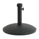 Ander Outdoor 35 lb Round Patio Umbrella Base, Concrete Core & Resin Shell, Fits 32/38/48mm Poles – Black