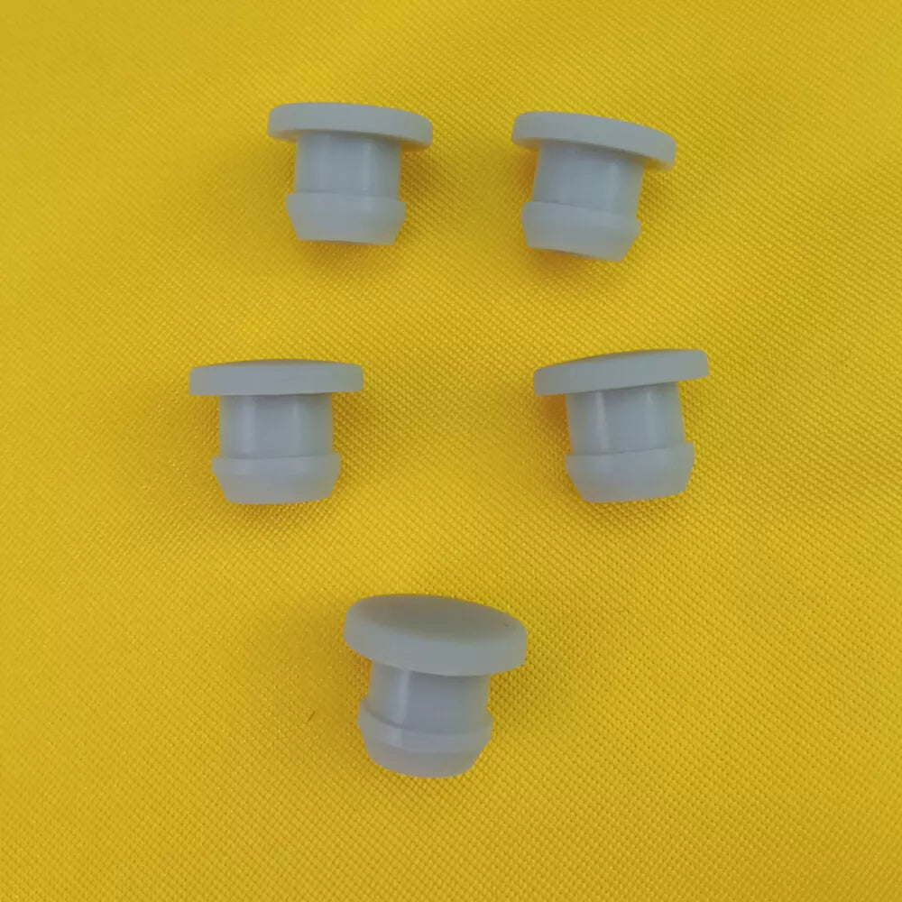 Grey Snap - On Hole Plug Silicone Rubber Blanking Seal Bung Pipe Tube 2.5mm - 30mm - HomeDIYer