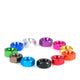 M3 M4 M5 M6 Colourful Anodised Aluminium Aluminum Hexagon Full Nuts - Hex Metric
