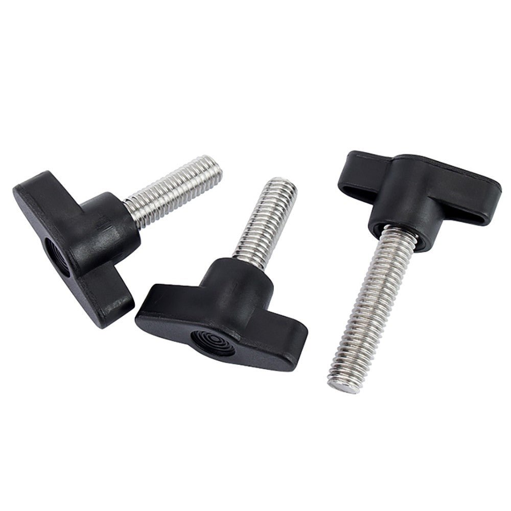 M4 M5 M6 M8 Wing Knob T - Handle Thumb Screw Bolts – Plastic Clamping Knob with Male Thread - HomeDIYer