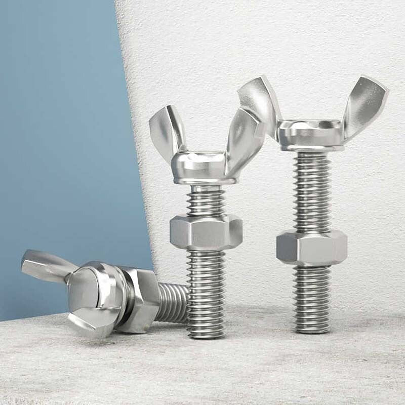 Wing Nuts To Fit Metric Bolts Screws A2 Stainless Steel M3 M4 M5 M6 M8 M10 M12
