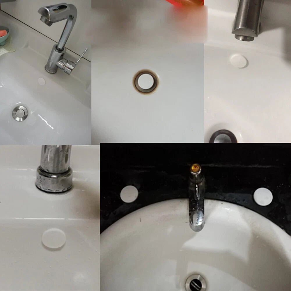 Hole Plug End Cap Round Silicone Rubber Blanking Seal Bung 6.8mm - 201.5mm White - HomeDIYer