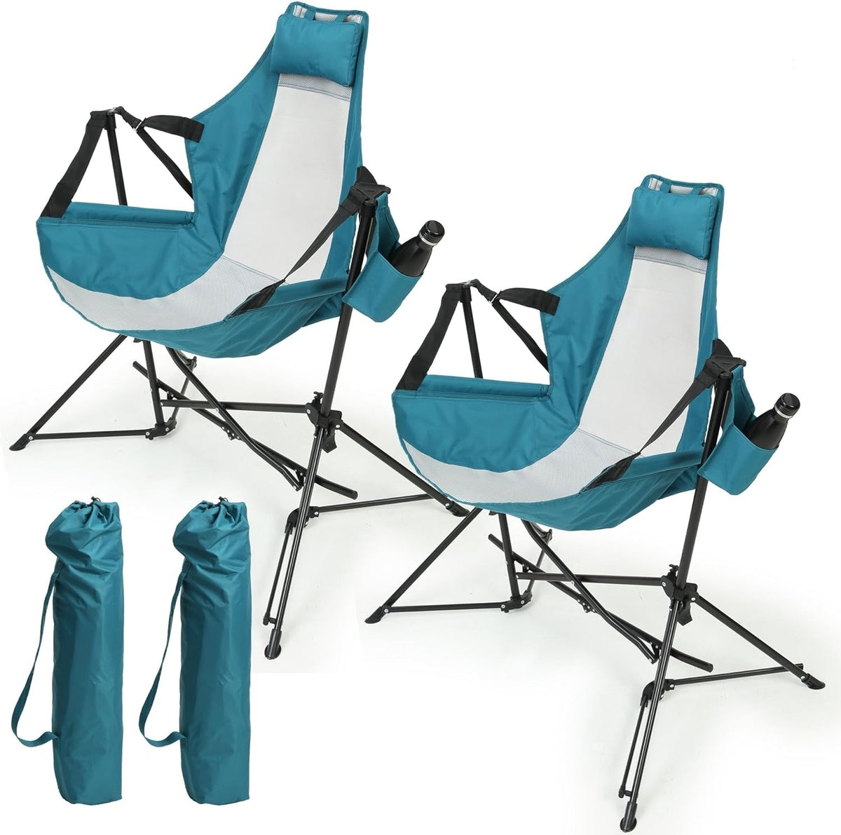 Hammock Camping Chair Steel Frame 250lb Set of 2 | HomeDIYer