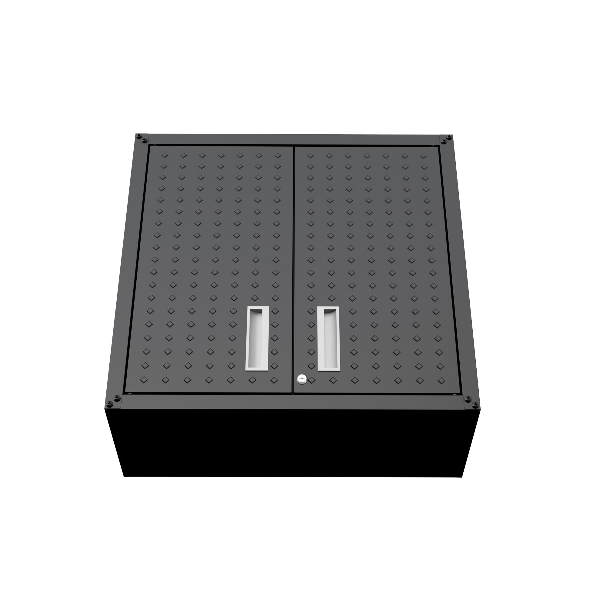 Floating Garage Cabinet in Charcoal Gray