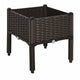 Outsunny Raised Garden Bed with Legs, Self-Watering Planter Box Raised Bed to Grow Flowers, Herbs & Vegetables, Brown